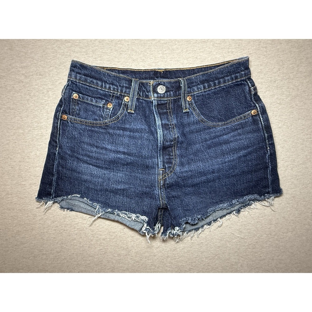 Levi's Woman's Premium XX dark Wash Cutoff Shorts